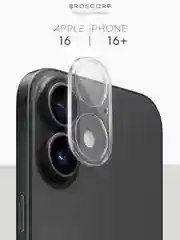 1-2 шт стекло на камеру для iPhone 16 Pro Max Plus защитное BROSCORP, закаленное, прозрачное