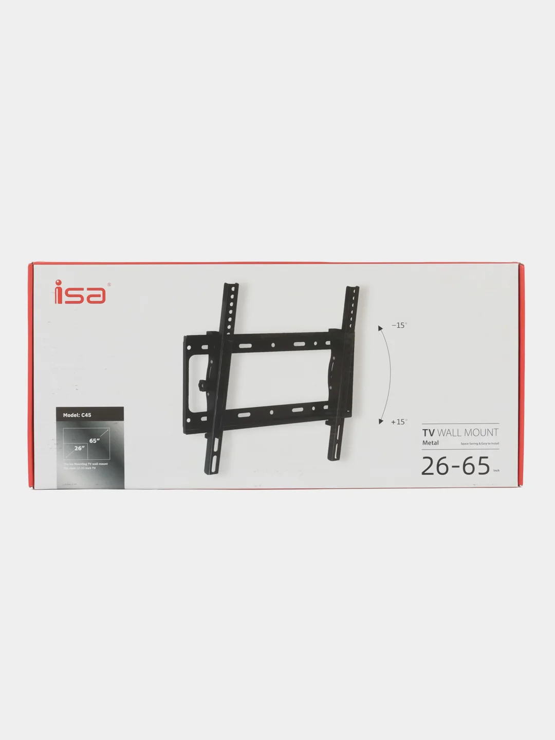 Хром кронштейн для телевизора TV ISA, наклонный, поворотный 14-71"