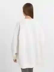 Белый свитшот утепленный с начесом, оверсайз, толстовка, худи