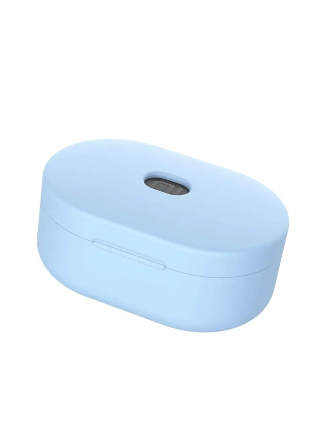 Голубой чехол для наушников Xiaomi Redmi Airdots / Airdots S / Airdots 2 силиконовый аирдотс