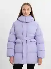 Лавандовый куртка женская теплая ЛЮКС ЗИМА