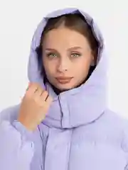 Лавандовый куртка женская теплая ЛЮКС ЗИМА