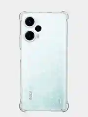 Прозрачный чехол для Xiaomi Poco F5, Redmi Note 12 Turbo противоударный силиконовый BROSCORP с углами