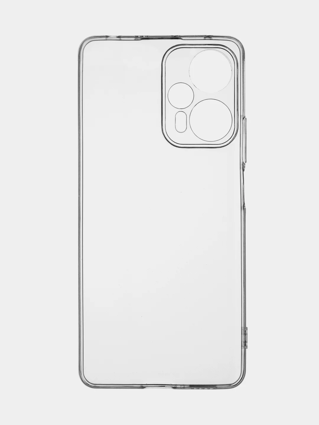Прозрачный чехол для Xiaomi Poco F5, Redmi Note 12 Turbo силиконовый BROSCORP прозрачный защита камер