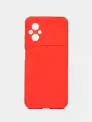 Красный чехол для Xiaomi Poco M5 4G, Поко М5 4джи, противоударный, с защитой камеры