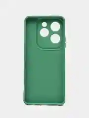 Зеленый чехол для Infinix Hot 40,  Hot 40 Pro, Spark 20 Pro (Инфиникс спарк 20 про), с защитой