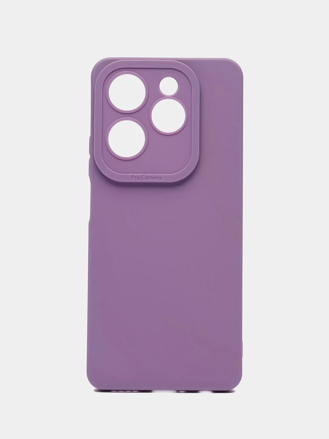 Лавандовый чехол для Infinix Hot 40,  Hot 40 Pro, Spark 20 Pro (Инфиникс спарк 20 про), с защитой