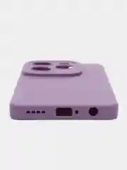 Лавандовый чехол для Infinix Hot 40,  Hot 40 Pro, Spark 20 Pro (Инфиникс спарк 20 про), с защитой
