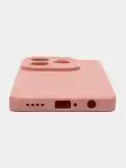 Пудровый чехол для Infinix Hot 40,  Hot 40 Pro, Spark 20 Pro (Инфиникс спарк 20 про), с защитой