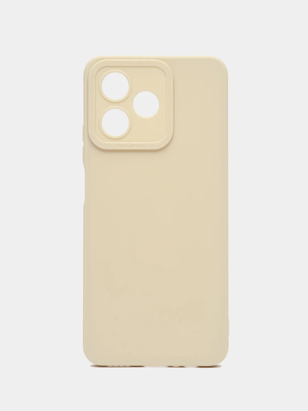 Молочный чехол для Realme C53 / C51 / Realme Note 50, Реалми С53 / С51 / Ноут 50, с защитой камеры