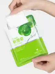 Зеленый маска для лица тканевая