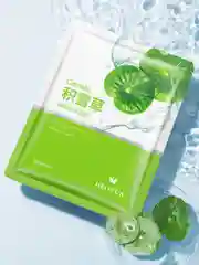 Зеленый маска для лица тканевая