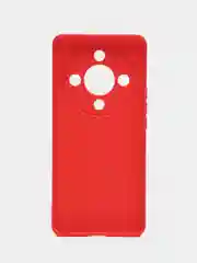 Красный чехол для Honor X9B 5G (Хонор Х9б), противоударный, с защитой камеры