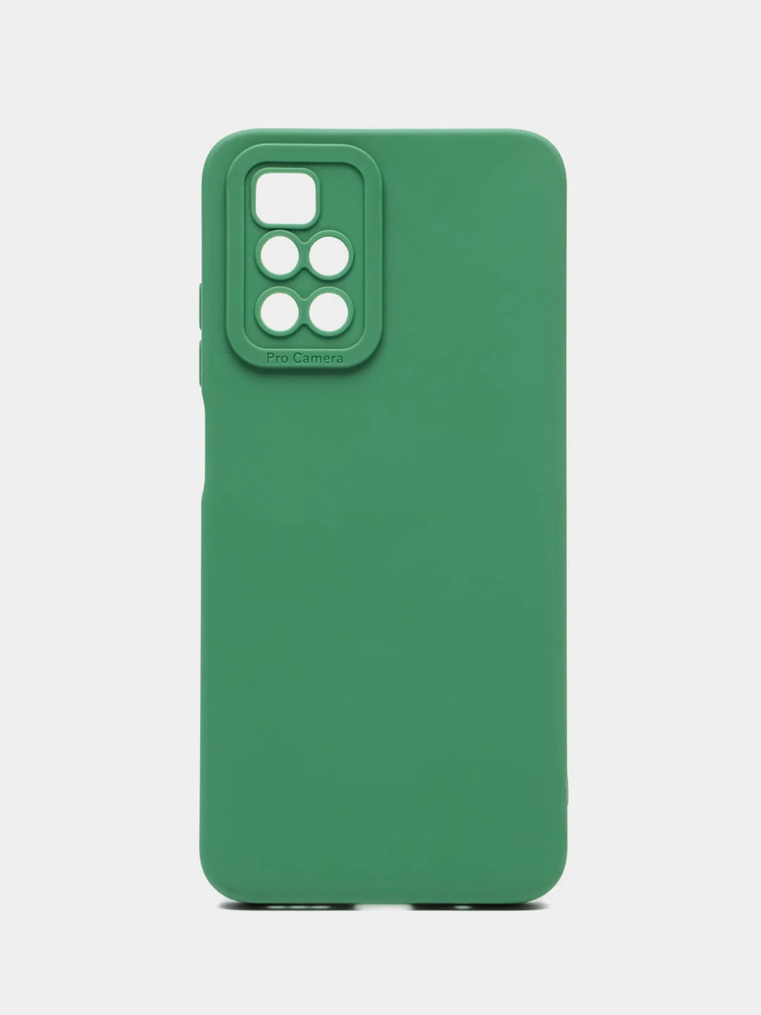 Зеленый чехол для Xiaomi Redmi 10 2022 4G (Сяоми Редми 10 4G), противоударный, с защитой камеры