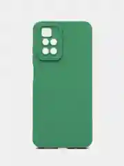 Зеленый чехол для Xiaomi Redmi 10 2022 4G (Сяоми Редми 10 4G), противоударный, с защитой камеры
