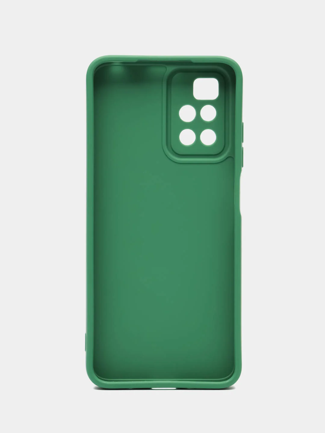 Зеленый чехол для Xiaomi Redmi 10 2022 4G (Сяоми Редми 10 4G), противоударный, с защитой камеры