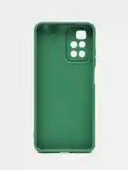 Зеленый чехол для Xiaomi Redmi 10 2022 4G (Сяоми Редми 10 4G), противоударный, с защитой камеры