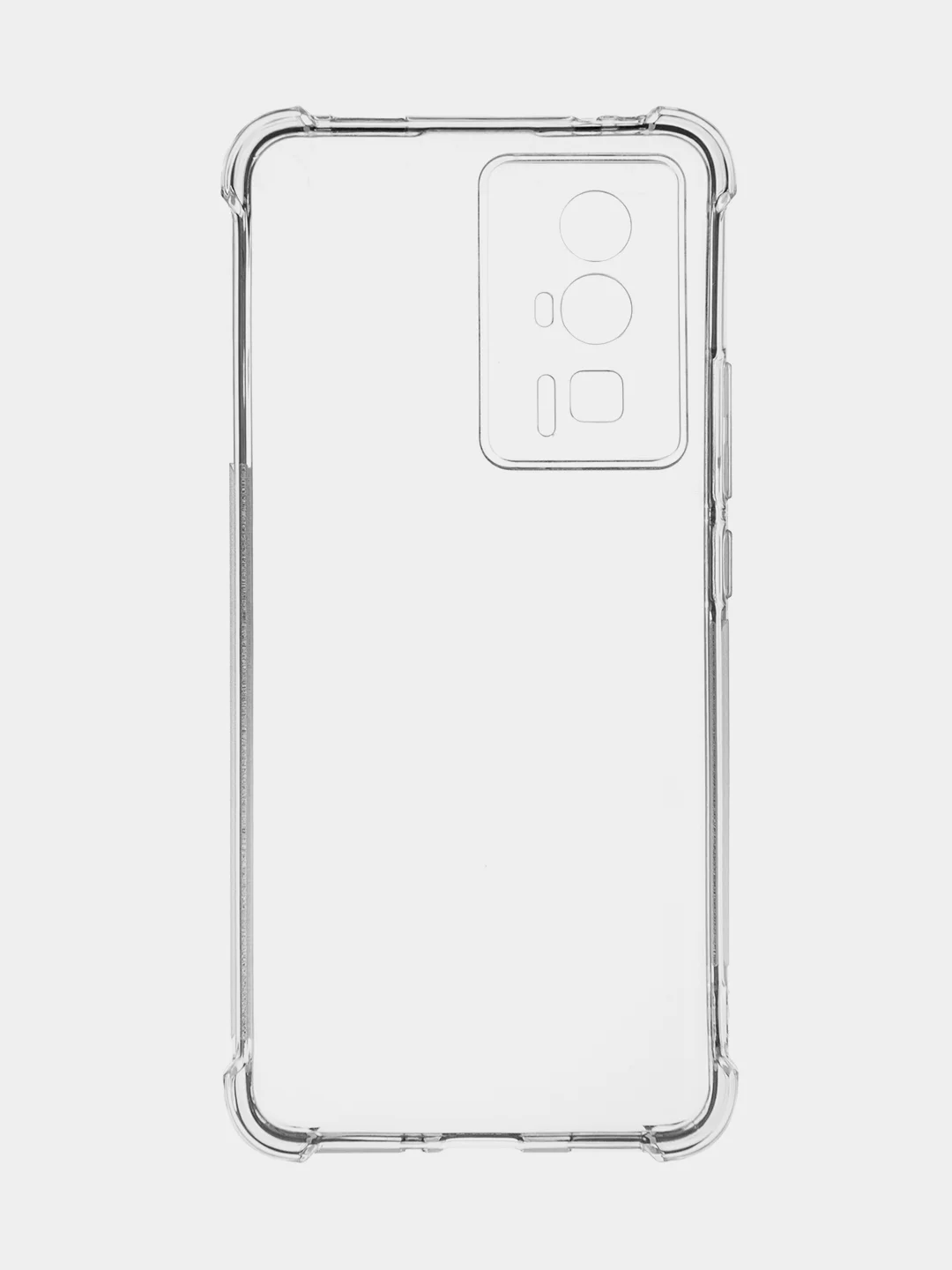 Прозрачный чехол для Xiaomi Poco F5 Pro противоударный силиконовый BROSCORP с защитой камер, углов