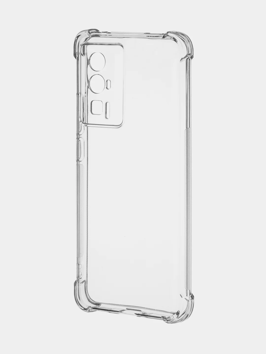 Прозрачный чехол для Xiaomi Poco F5 Pro противоударный силиконовый BROSCORP с защитой камер, углов