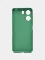 Зеленый чехол для Xiaomi Redmi 13C / Poco C65, Сяоми Редми 13С / Поко С65, с защитой камеры
