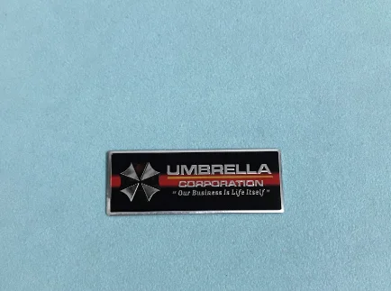 Черный наклейка на авто Корпорация Амбрелла, Наклейка Umbrella Corporation