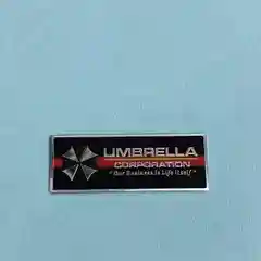 Черный наклейка на авто Корпорация Амбрелла, Наклейка Umbrella Corporation