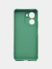 Зеленый чехол для HUAWEI nova 10 SE (Хуавей Нова 10 СЕ), противоударный, с защитой камеры
