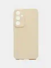 Молочный чехол для Samsung Galaxy A55, Самсунг Галакси А55, с защитой камеры