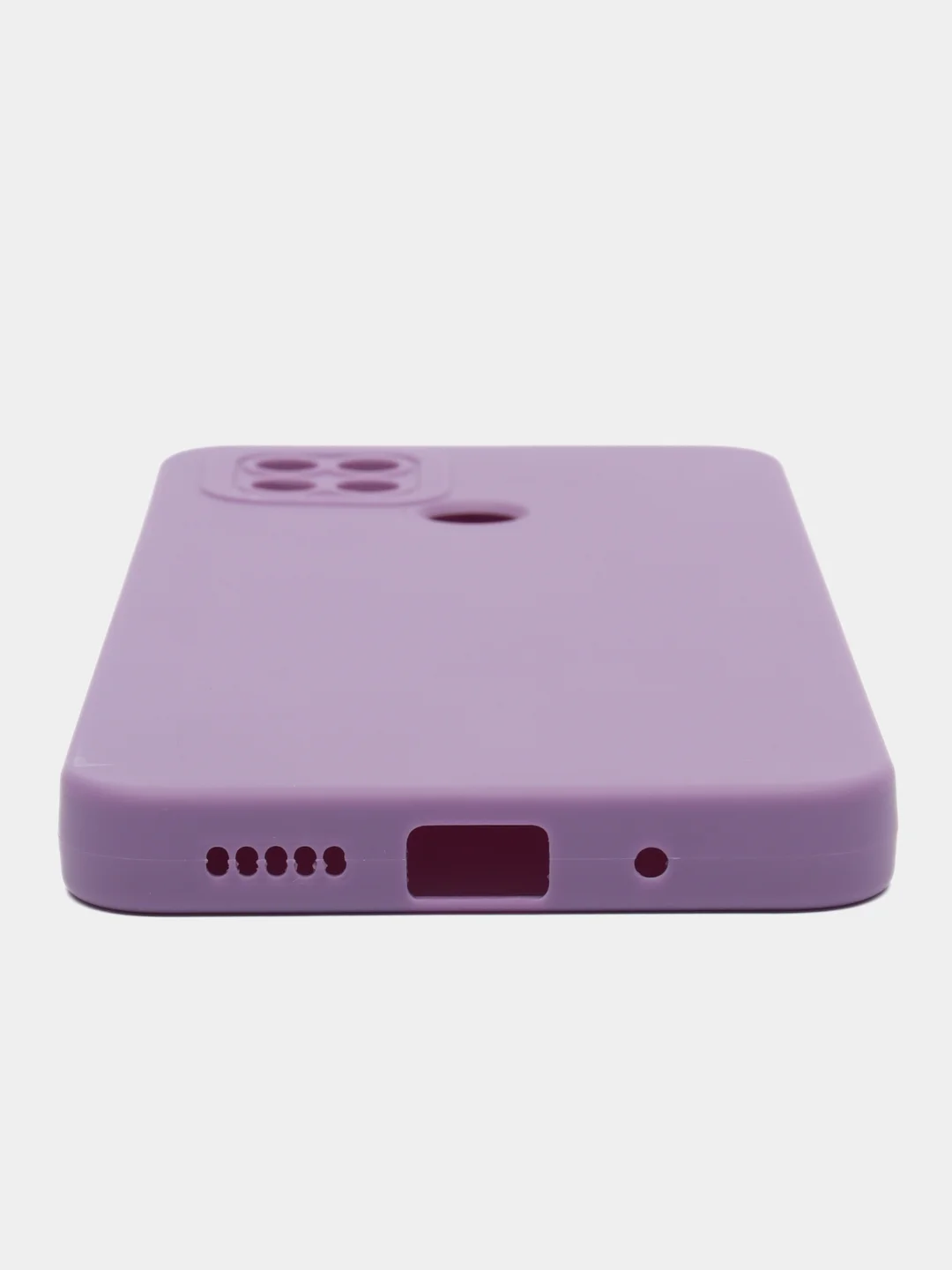 Лавандовый чехол для Xiaomi Poco C40 (Поко C40) противоударный, с защитой камеры