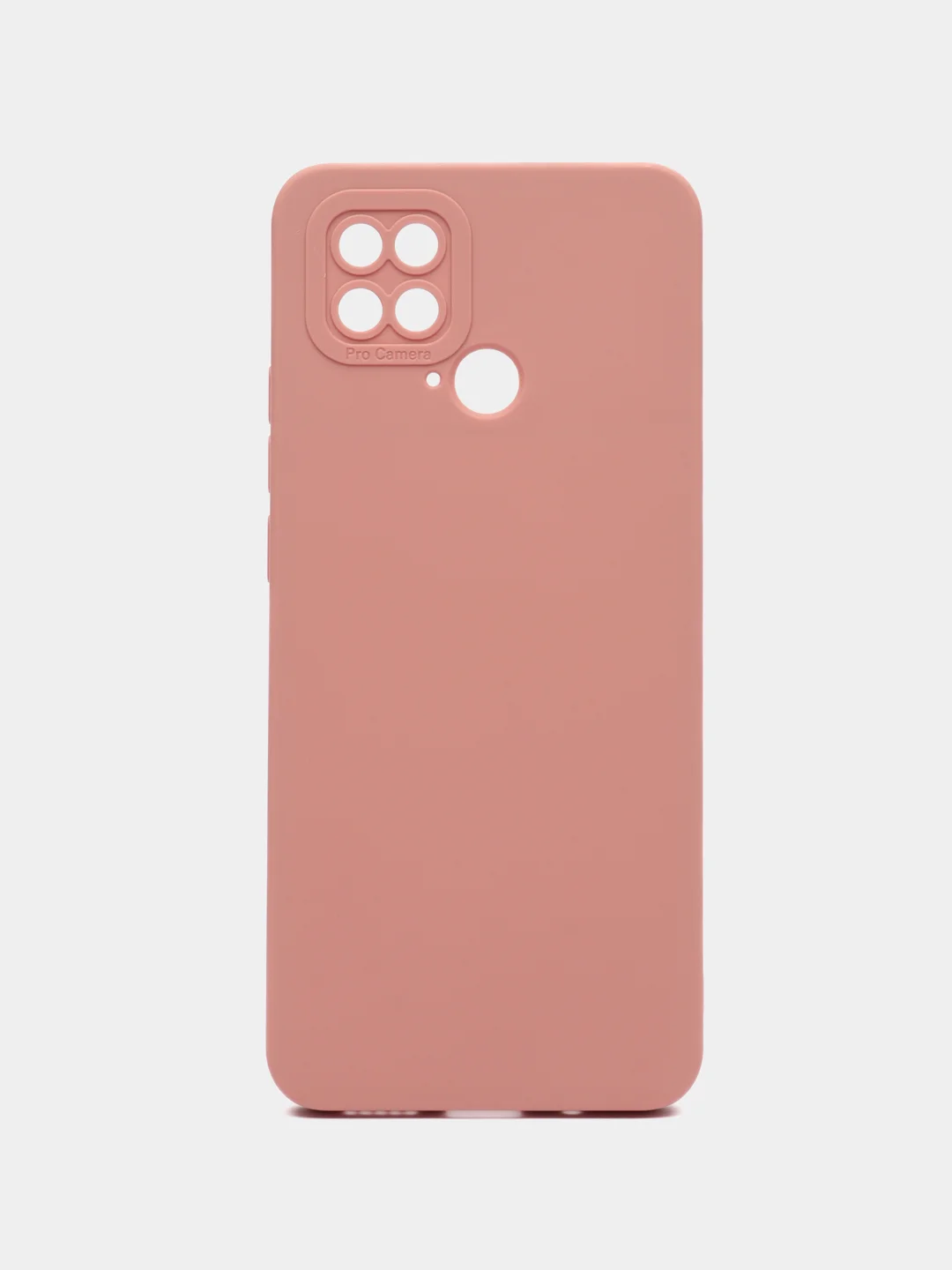 Пудровый чехол для Xiaomi Poco C40 (Поко C40) противоударный, с защитой камеры