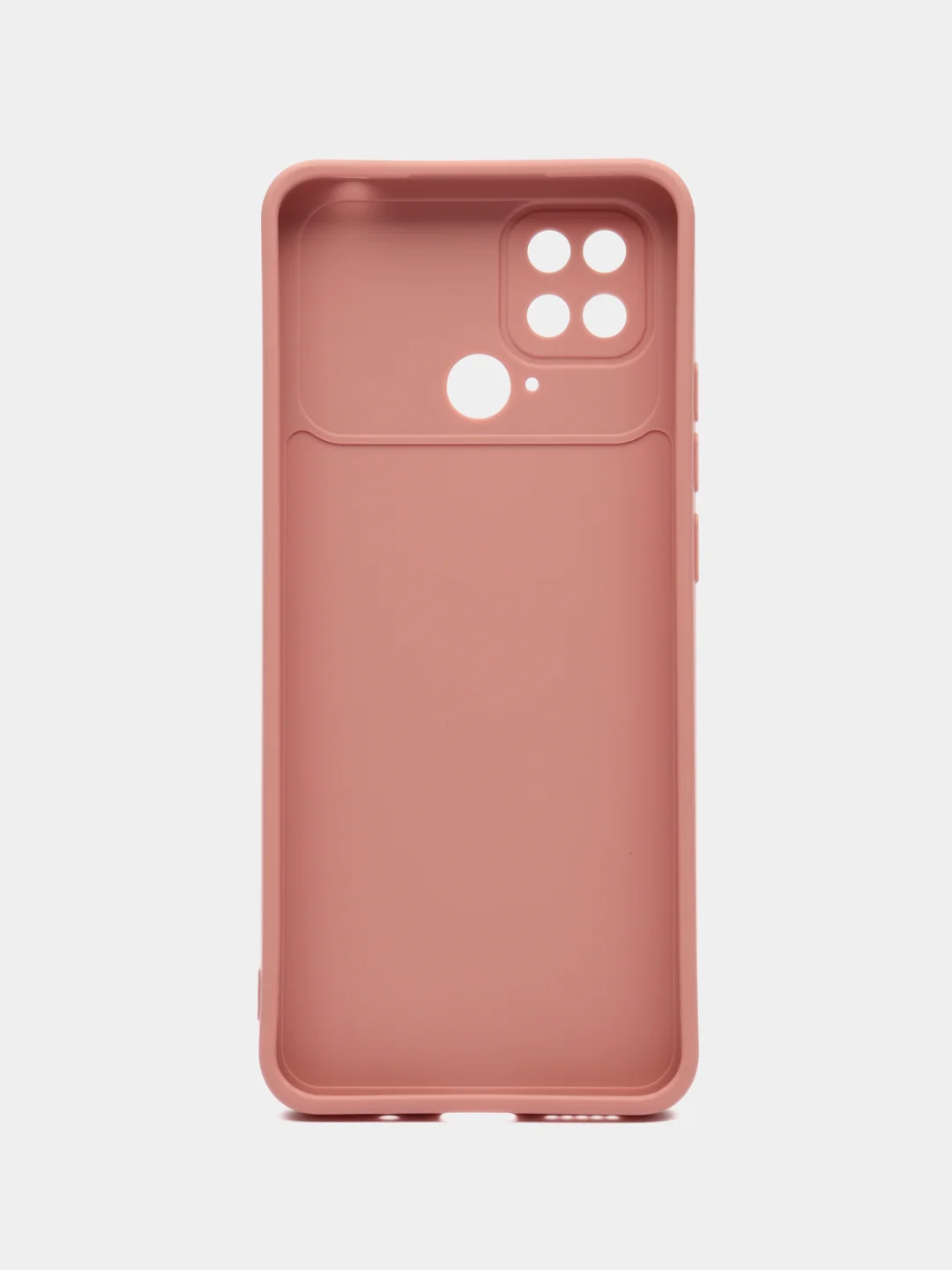 Пудровый чехол для Xiaomi Poco C40 (Поко C40) противоударный, с защитой камеры