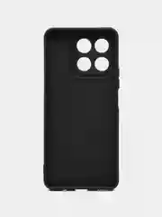 Черный чехол для Honor X8A 4G  (Хонор Х8а 4 джи), противоударный, с защитой камеры