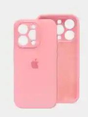 Розовый чехол iPhone, Айфон 11, 13, 14, 15, 16 Про Макс, Pro Max, силиконовый