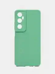 Зеленый чехол для Realme C65 4G (Реалми С65 4 Джи), противоударный, с защитой камеры