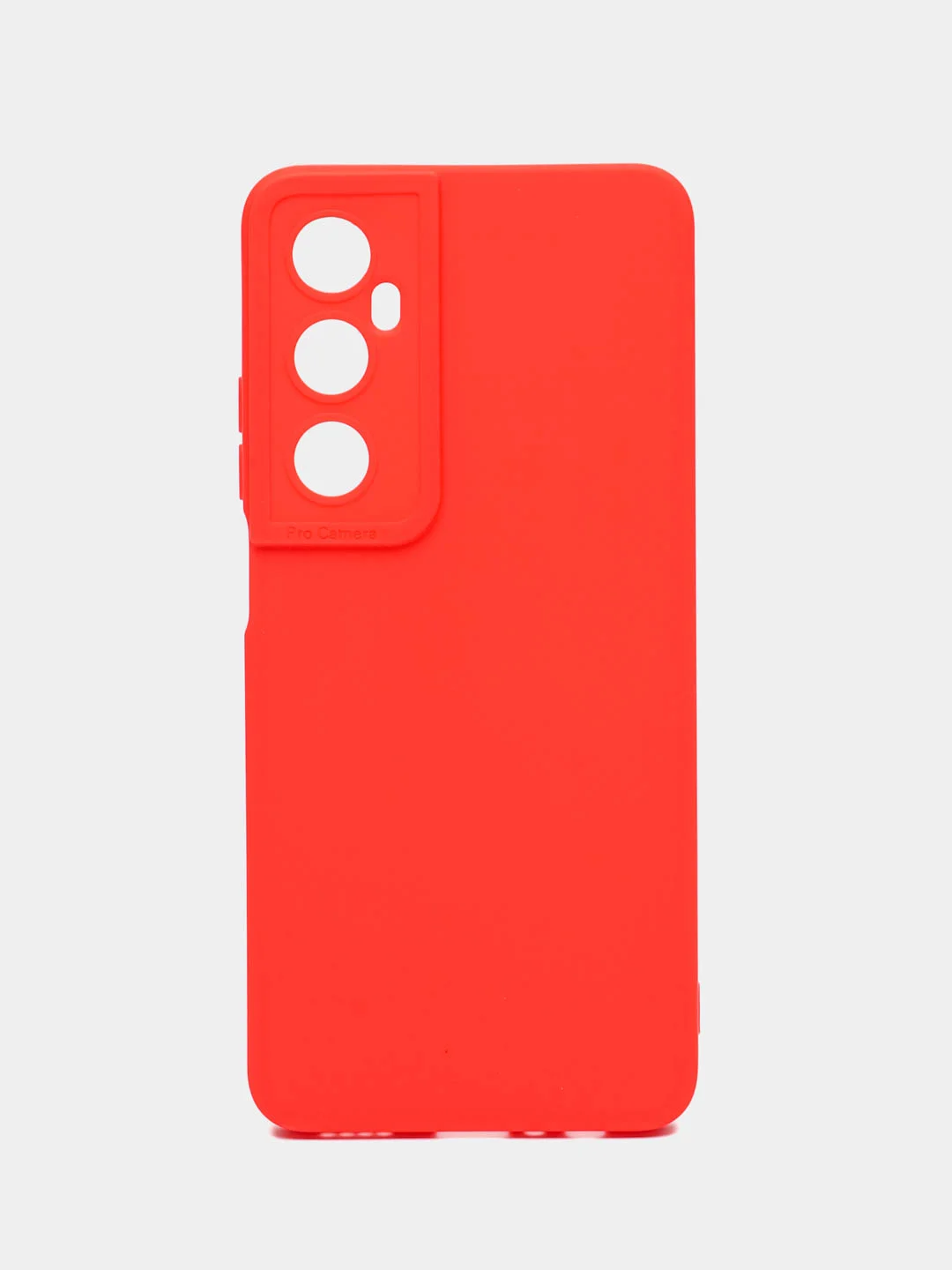Красный чехол для Realme C65 4G (Реалми С65 4 Джи), противоударный, с защитой камеры