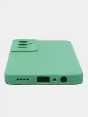 Зеленый чехол для Realme C65 4G (Реалми С65 4 Джи), противоударный, с защитой камеры