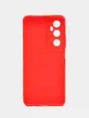 Красный чехол для Realme C65 4G (Реалми С65 4 Джи), противоударный, с защитой камеры