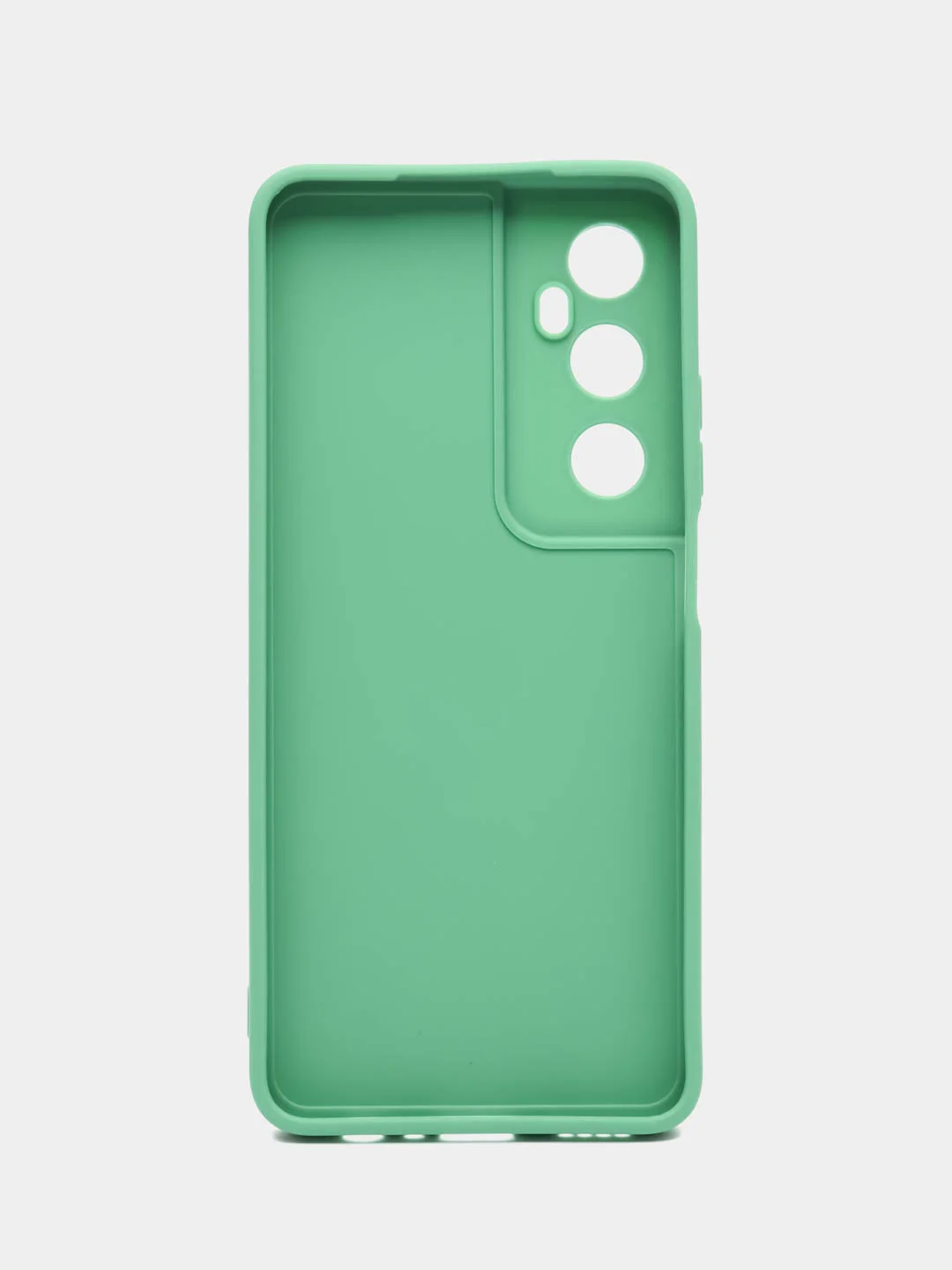 Зеленый чехол для Realme C65 4G (Реалми С65 4 Джи), противоударный, с защитой камеры