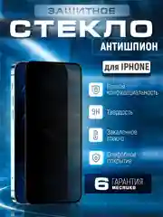Черный защитное стекло антишпион iPhone 16/15/14/13/12/11/7/8/X/Xr/Max/Mini/Plus/Pro/Se приватное