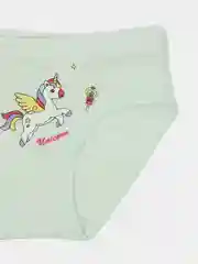 Мятный комплект трусов слипы для девочек, 2 шт