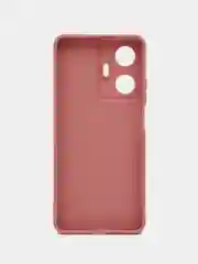 Пудровый чехол для Realme C55 4G, Реалми С55 4 джи противоударный, с защитой камеры