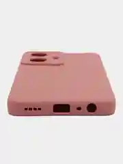 Пудровый чехол для Realme C55 4G, Реалми С55 4 джи противоударный, с защитой камеры