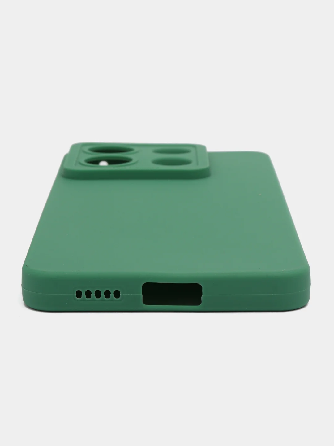 Зеленый чехол для Xiaomi Redmi Note 13 Pro 5G / Poco X6 (Редми Нот 13 Про 5G /Поко Х6), с защитой
