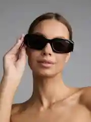 Угольный женские очки прямоугольные, солнцезащитные, женские очки имедживые премиум качества