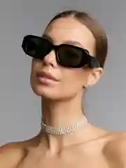 Мятный женские очки прямоугольные, солнцезащитные, женские очки имедживые премиум качества
