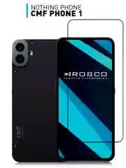 Прозрачный 1-2 шт стекло для Nothing CMF Phone 1 защитное ROSCO прозрачное олеофобное с черной рамкой