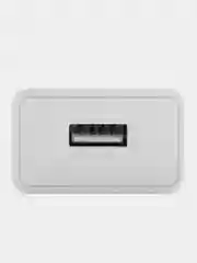 Белый сетевое зарядное устройство 1 USB СЗУ блок питания адаптер для розетки 1А