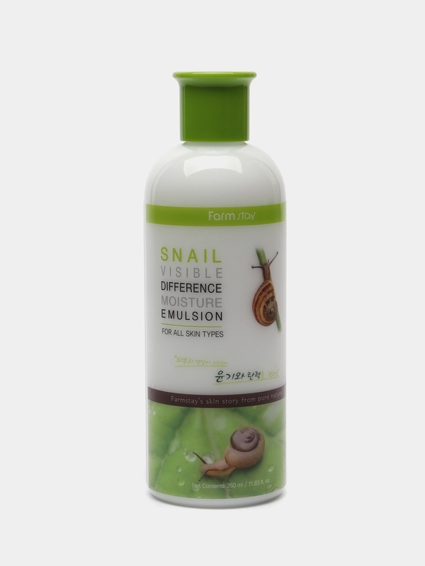 Эмульсия увлажняющая с муцином улитки FarmStay Snail Visible Difference, 350ml