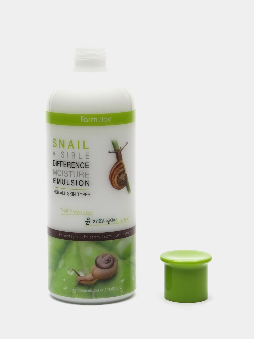 Эмульсия увлажняющая с муцином улитки FarmStay Snail Visible Difference, 350ml