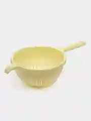 Молочный дуршлаг пластик, 2.2 л, с ручкой
